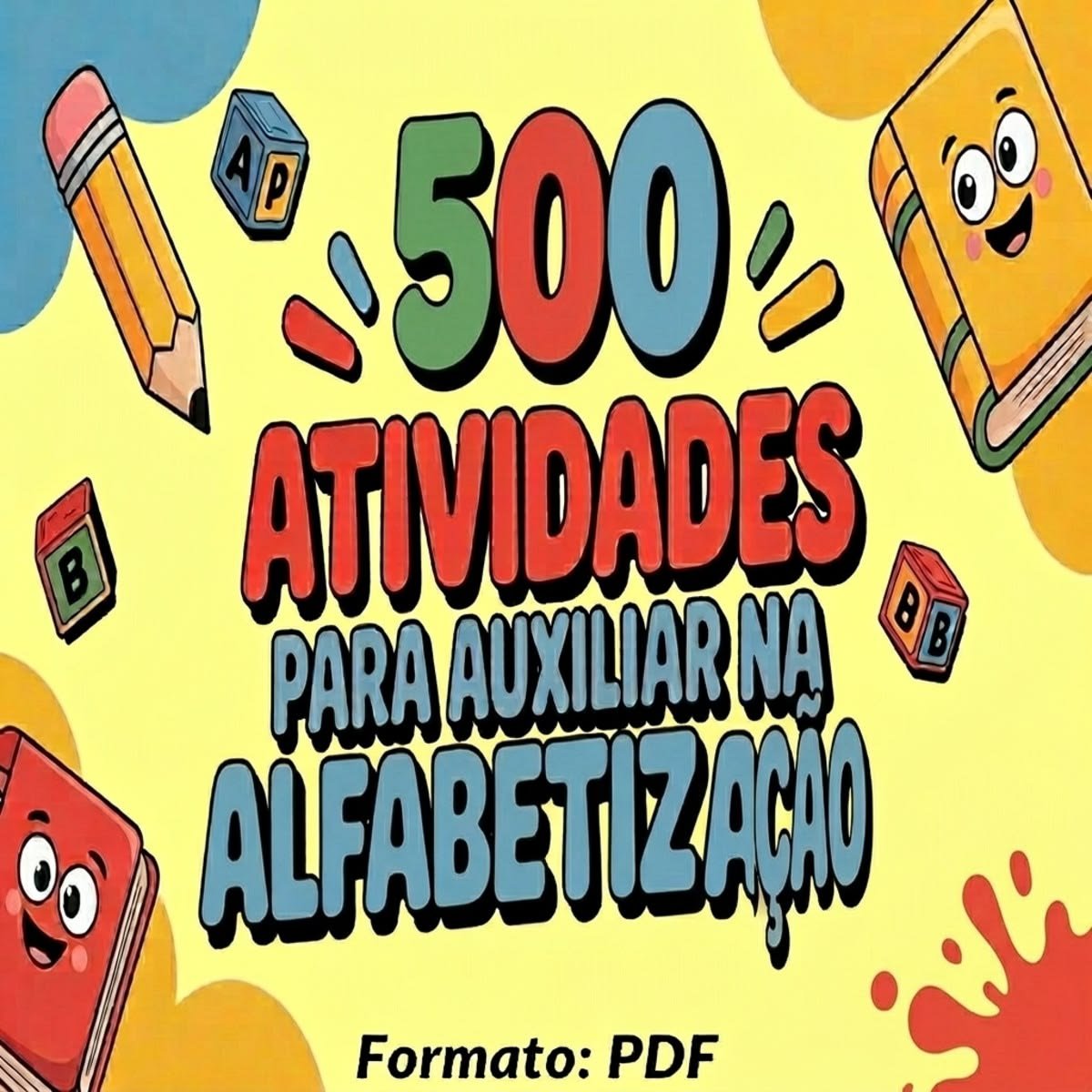 500 Atividades de Auxílio para Alfabetização
