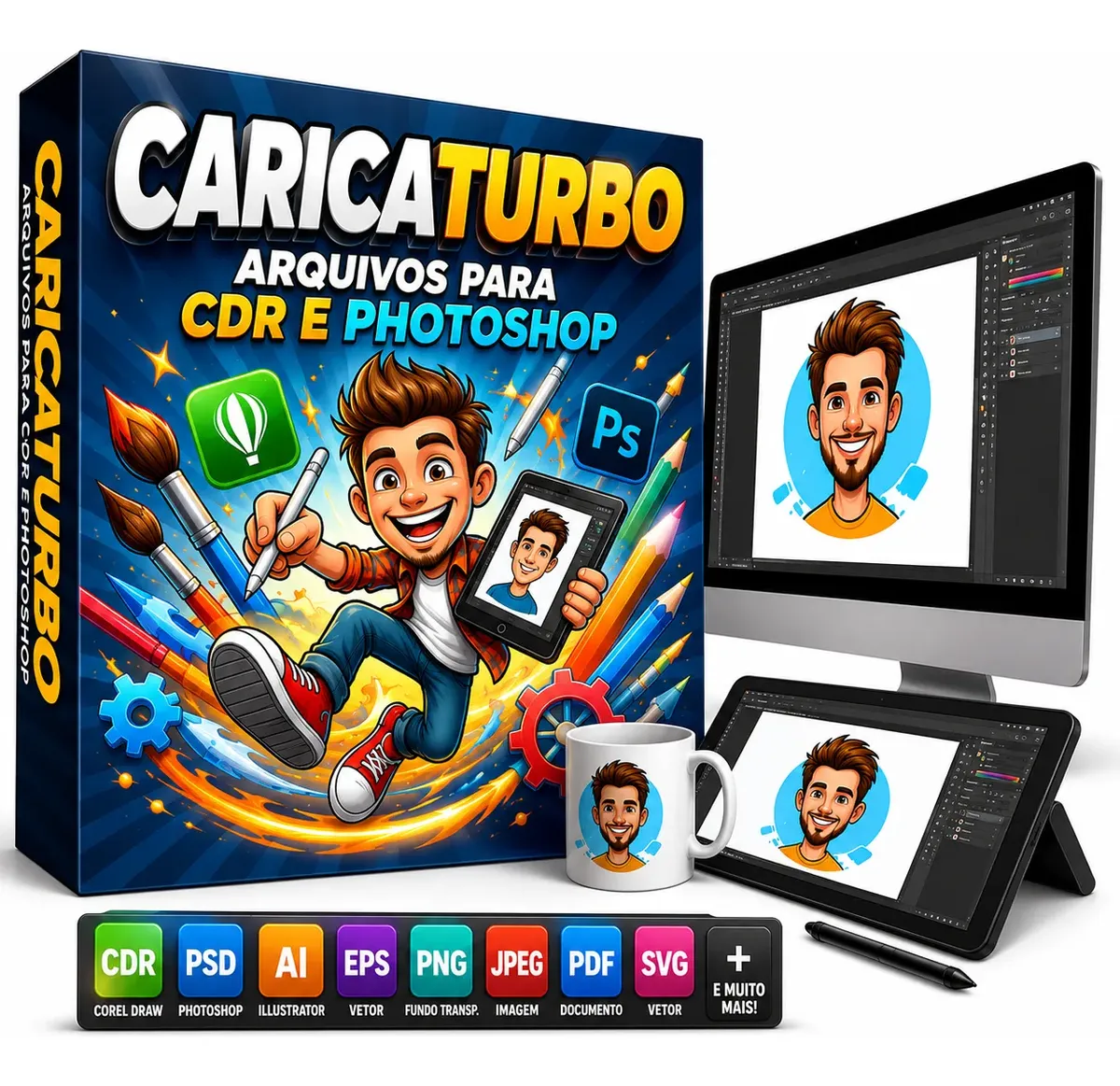 Arquivos Para Coreldraw E Photoshop Em Cdr Psd Ai Png Svg