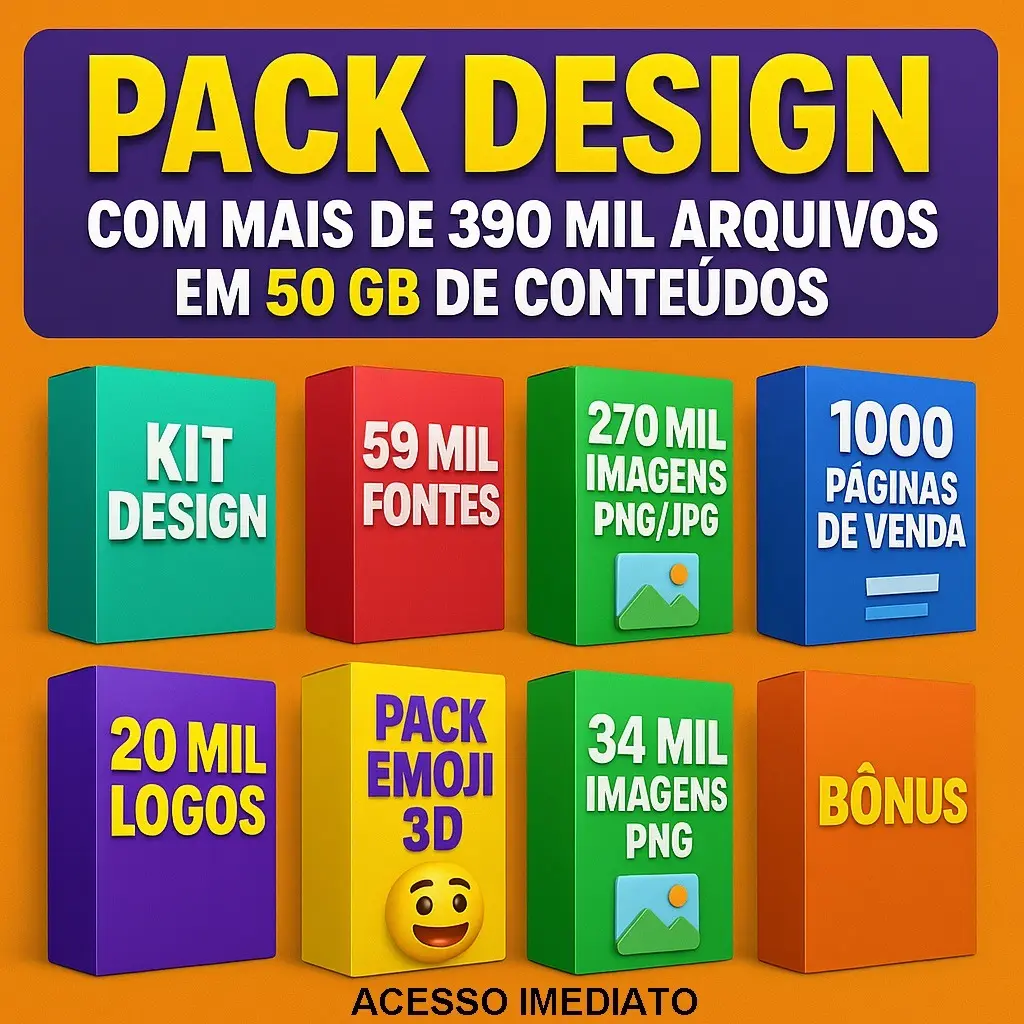 Super Pack Designer Completo: 390 Mil Arquivos Em 50gb