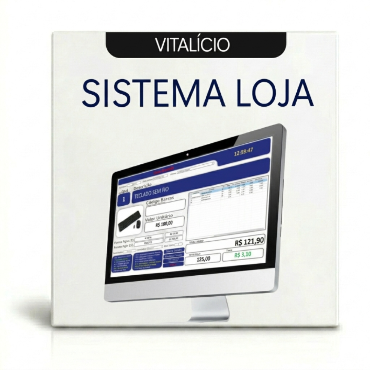 Sistema P/ Loja, Controle De Estoque, Pdv, Caixa, Vendas